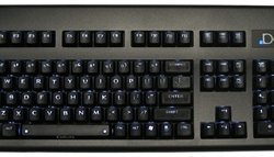 Deck Legend 105 Tactile White Backlit Keyboard - Frost