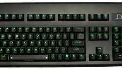 Deck Legend 105 Linear Green Backlit Keyboard - Toxic