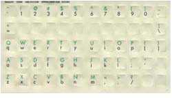Uppercase/Lowercase Keytop Labels