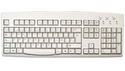 Spanish Language Keyboard - Beige - PS/2 Connector