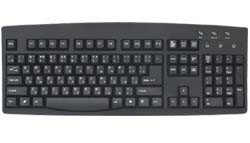 Russian Language Keyboard - Black - USB Connector