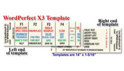WordPerfect X3 Keyboard Template