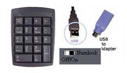 Genovation Micropad 631 Numeric Keypad - USB & PS/2 Connecto