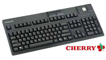 Click here to view larger image Cherry G83-14401LPAUS-0 Biometric Keyboard with Smart Card R