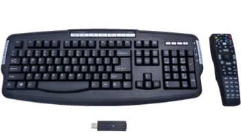 DSI 2.4GHz Wireless RF Vista/XP MCE Full Size Keyboard With Remote Control Combo