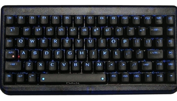 Click here to view larger image Deck 82 Small Form Factor Blue Backlit Keyboard - Ice
