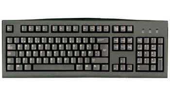 Danish Language Keyboard - Black - USB Connector