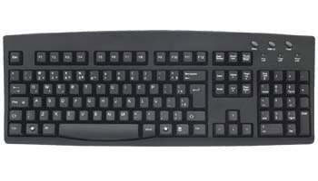Brazillian Portuguese Keyboard - Black - USB Connector