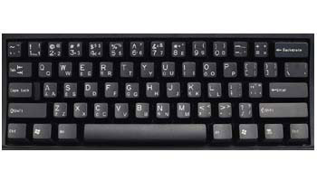 Latvian Language Labels+ Keyboard - PS/2 Connector