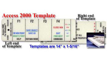 Click here to view larger image Microsoft Access 2000 Stack Template