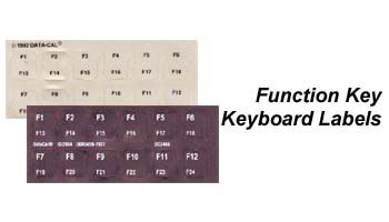 Function Key Keyboard Labels