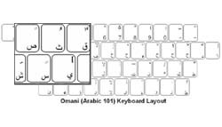Omani (Arabic) Language Keyboard Labels