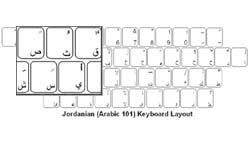 Jordanian (Arabic) Language Keyboard Labels