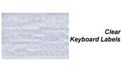 Transparent Data Cover Keyboard Labels