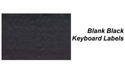 Blank Black Keyboard Labels