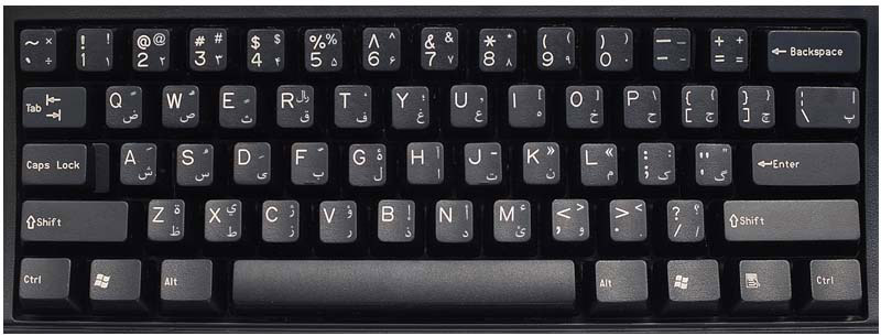 Persian (Farsi) Language Keyboard Labels