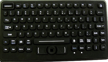 BLH Series - NEMA 4 LED Backlit Illuminated Keyboards with integrated pointing Device