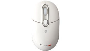 Rechargeable Bluetooth Mouse (White) 30 ft