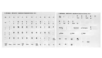 Alpha Numeric Replacement Keyboard Labels