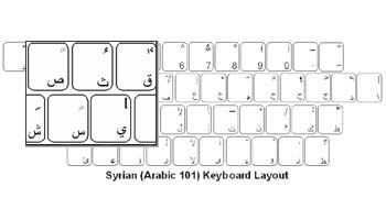 Syrian (Arabic) Language Keyboard Labels